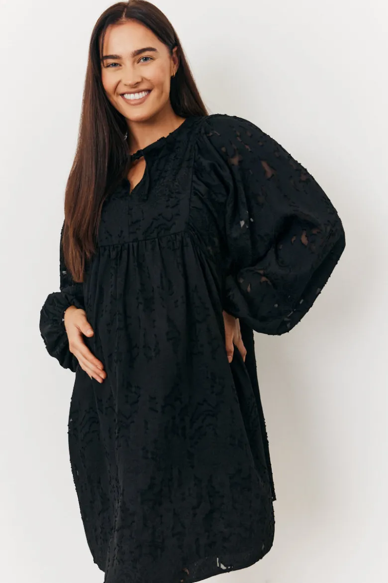 Maternity Tie Detail Smock Dress