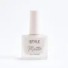 Matte Nail Varnish Bone White