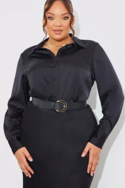 Matte Satin Blouse