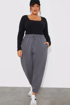 More Sustainable Ribbed Square Neck Bodysuit