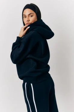 Navy Fits Bubble Print Co-Ord Hoodie