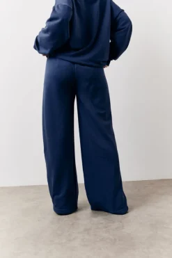 Navy Fits Graphic Straight Leg Co-Ord Jogger