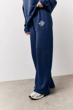 Navy Fits Graphic Straight Leg Co-Ord Jogger