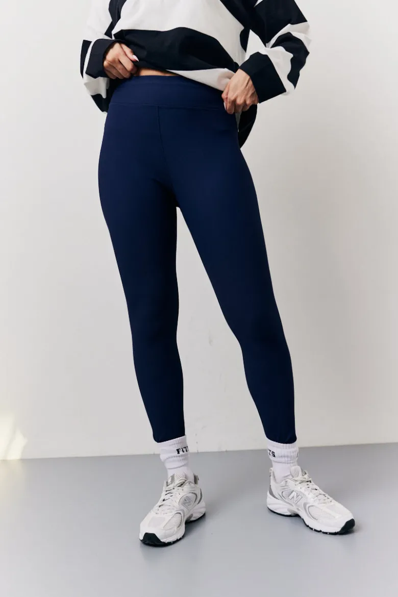 Navy High Waisted Sculpt and Control Leggings