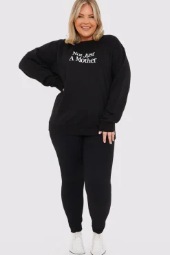 Not Just A Mother Slogan Sweater