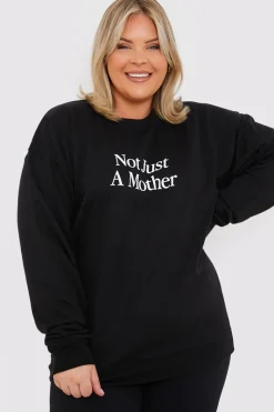 Not Just A Mother Slogan Sweater