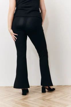 Occasion Black Flare Trousers