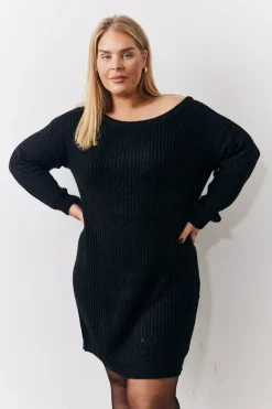 Off The Shoulder Knitted Dress