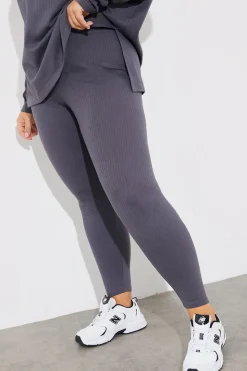 Off The Shoulder Long Sleeve T Shirt And Legging Set