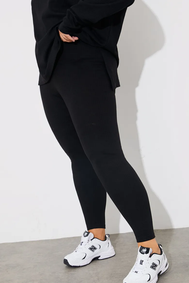 Off The Shoulder Long Sleeve T Shirt And Legging Set