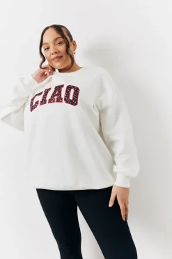 Off White Ciao Slogan Sweatshirt
