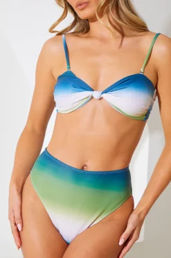 Ombre High Waisted Bikini Bottoms