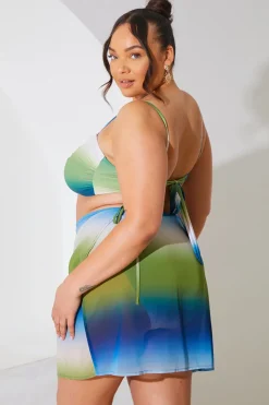 Ombre Print Tie Sarong