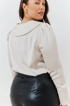 Oversized Collar Blouse
