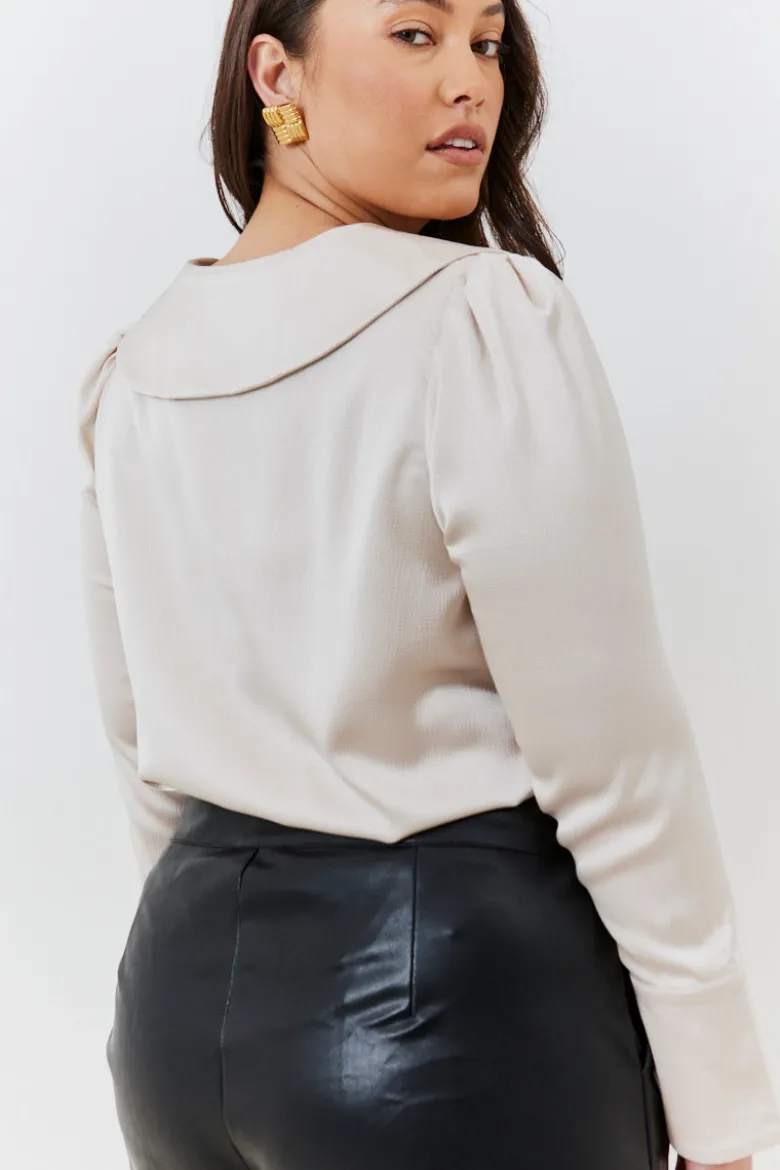 Oversized Collar Blouse