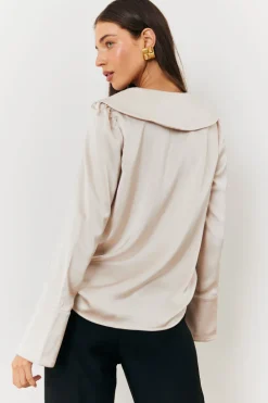 Oversized Collar Blouse