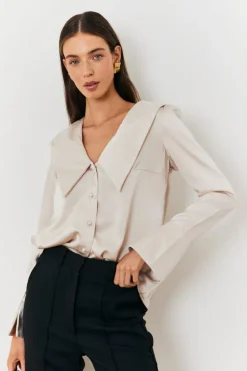 Oversized Collar Blouse