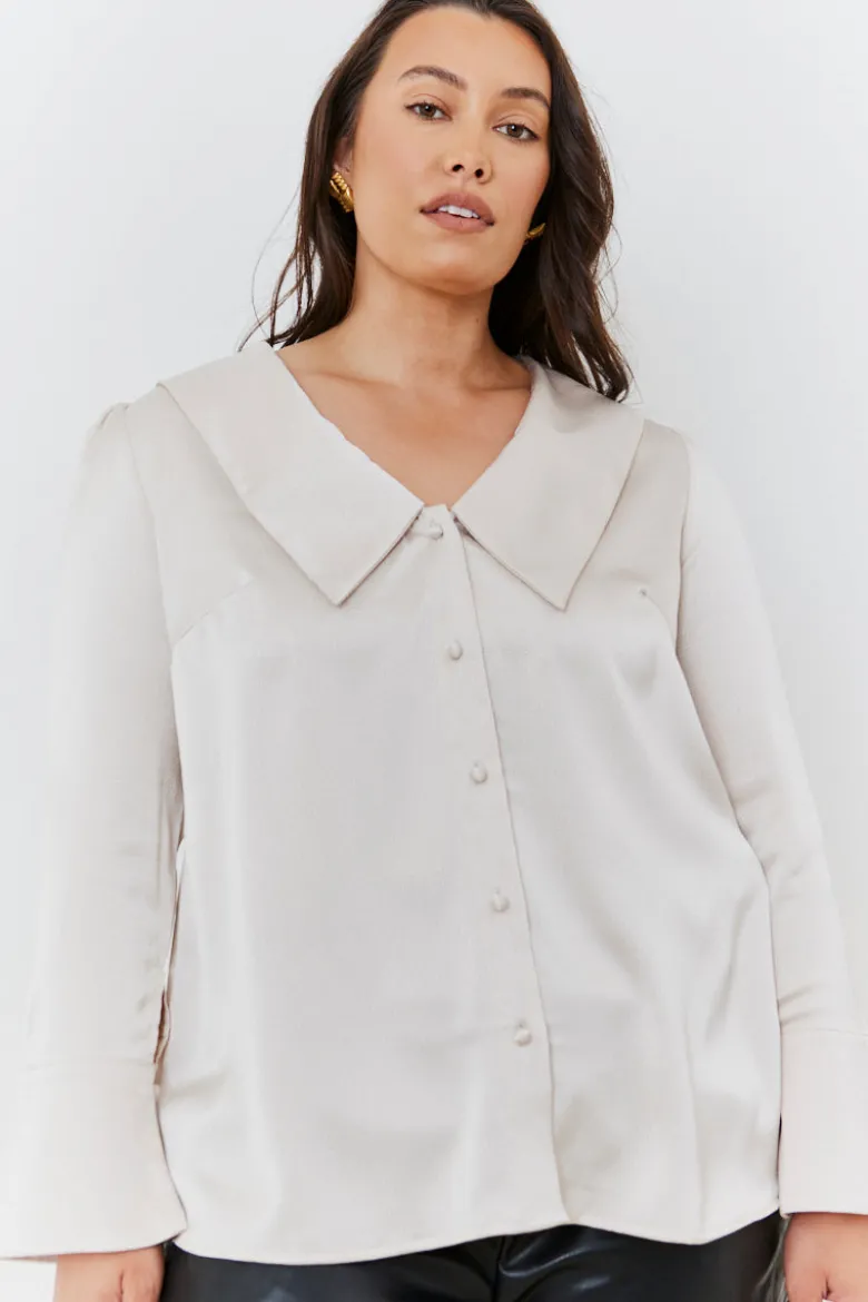 Oversized Collar Blouse