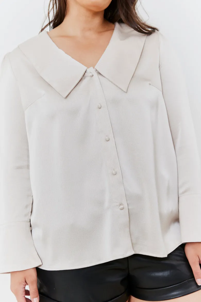 Oversized Collar Blouse