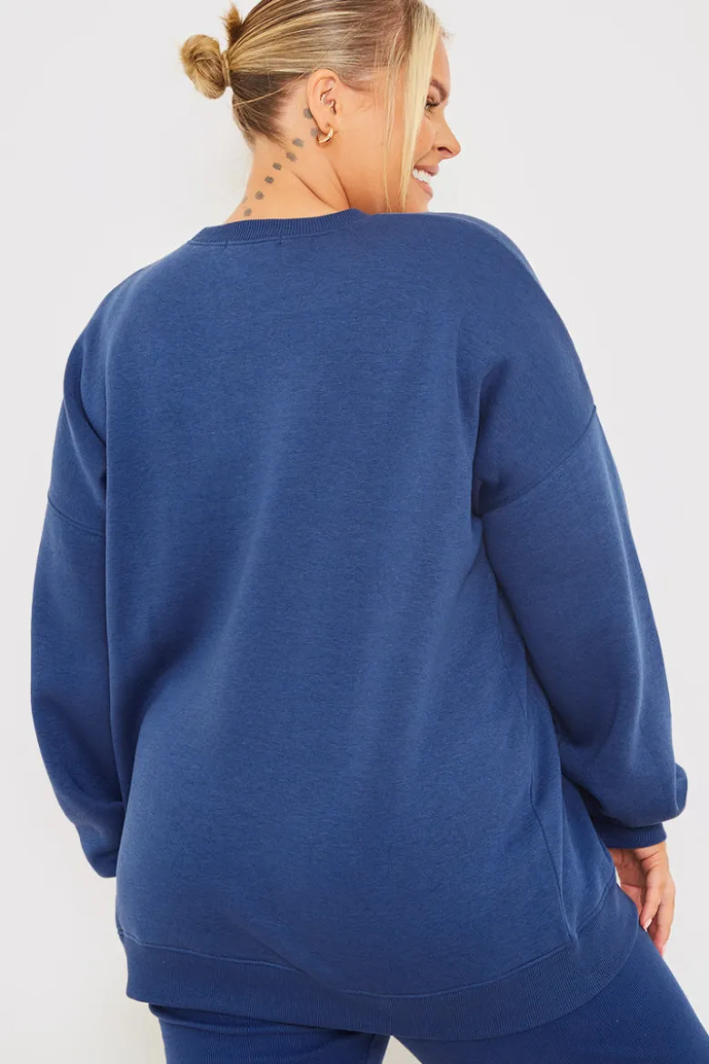 Oversized Embroidered Sweatshirt