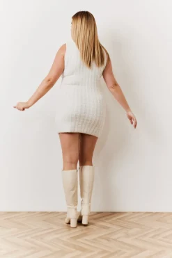 Pearl Trim Dress