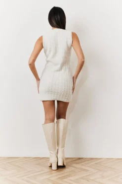 Pearl Trim Dress