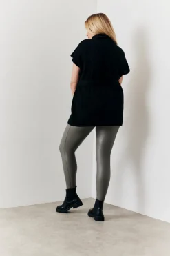 Perfect Sculpting High Waisted Leather Look Leggings
