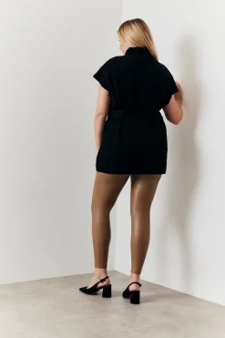 Perfect Sculpting High Waisted Leather Look Leggings