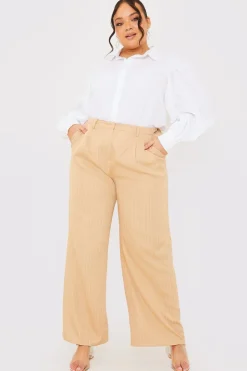 Pin Stripe Wide Leg Trousers