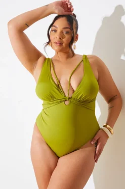 Plait Detail Swimsuit