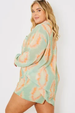 Printed Button Up Beach Co-Ord Shirt