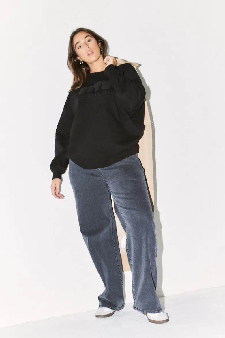 Printed Fits Crew Neck Sweatshirt