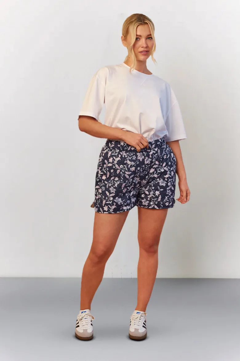 Printed Quilted Shorts