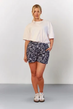 Printed Quilted Shorts