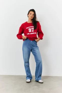 97 Printed Varsity Sweatshirt