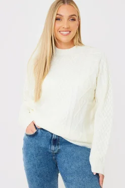 Recycled Cable Knitted Jumper