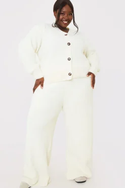 Recycled Fluffy Knitted Co Ord Trouser