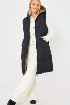 Recycled Longline Reversible Gilet