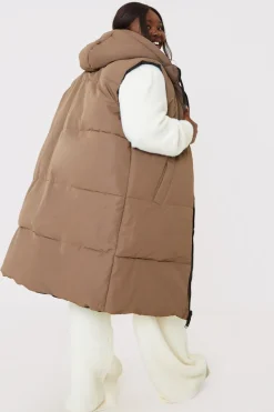 Recycled Longline Reversible Gilet