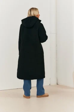Recycled Reversible Longline Borg Puffer Coat