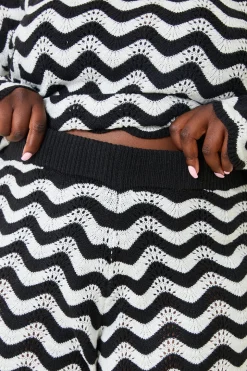 Recycled Stripe Chevron Co Ord Shorts