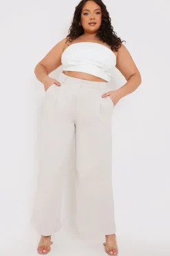 Relaxed Wide Leg Trouser