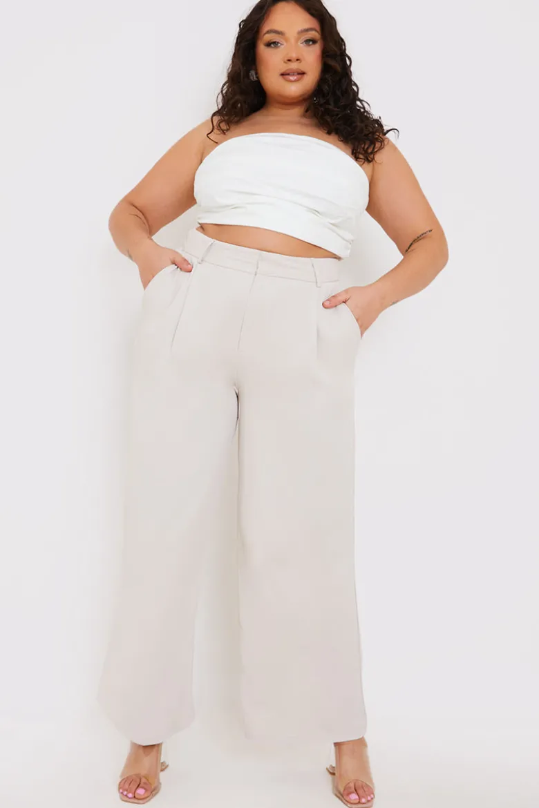 Relaxed Wide Leg Trouser