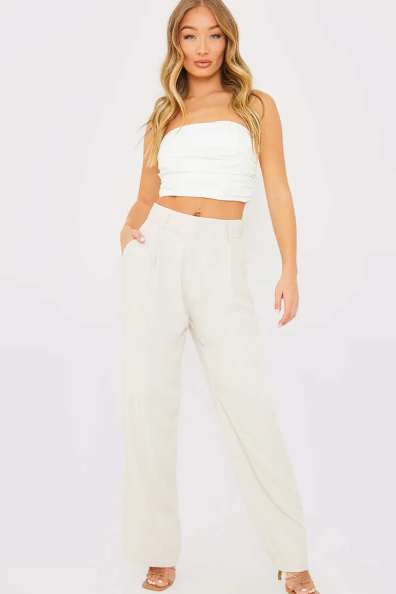 Relaxed Wide Leg Trouser