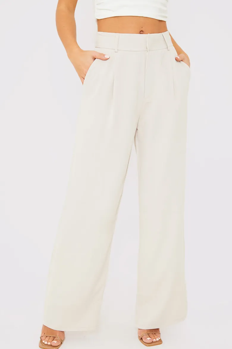 Relaxed Wide Leg Trouser