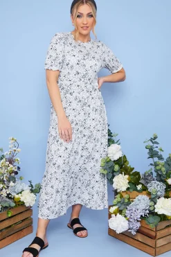 Responsible Viscose Floral Midi Dress