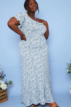 Responsible Viscose Paisley Bardot Midi Dress