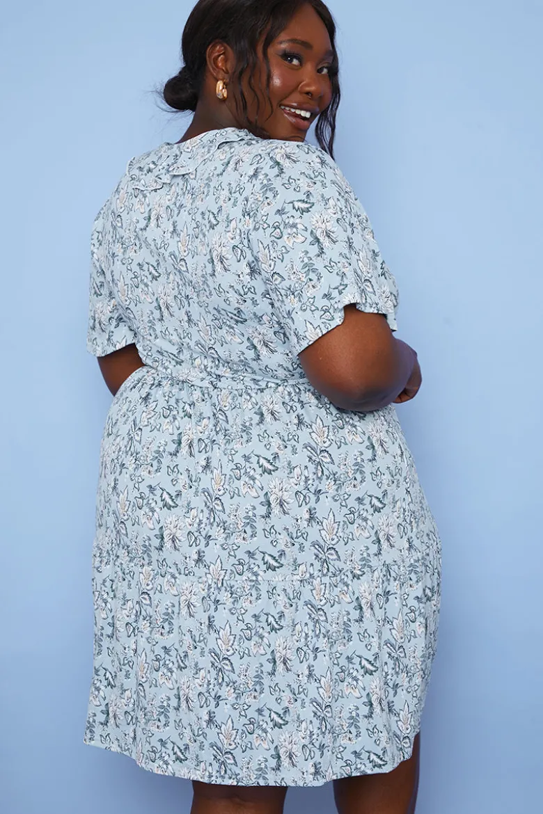 Responsible Viscose Paisley Wrap Dress