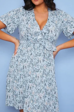 Responsible Viscose Paisley Wrap Dress