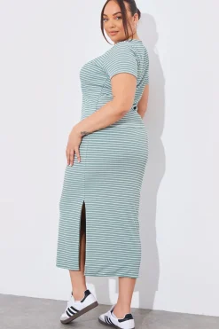 Reversible Stripe Co-Ord Midi Skirt